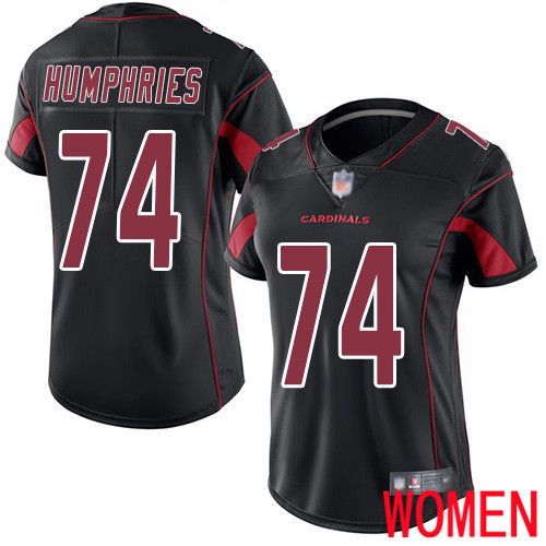 Arizona Cardinals Limited Black Women D.J. Humphries Jersey NFL Football #74 Rush Vapor Untouchable->arizona cardinals->NFL Jersey